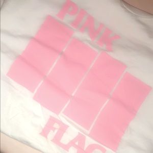 “pink” Black Flag TShirt XL